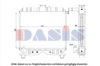 AKS DASIS 1662572060 Radiator, engine cooling